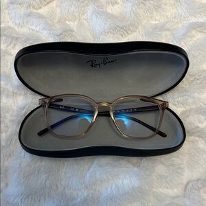 Ray-Ban Eyeglasses RX7185 in Light Brown